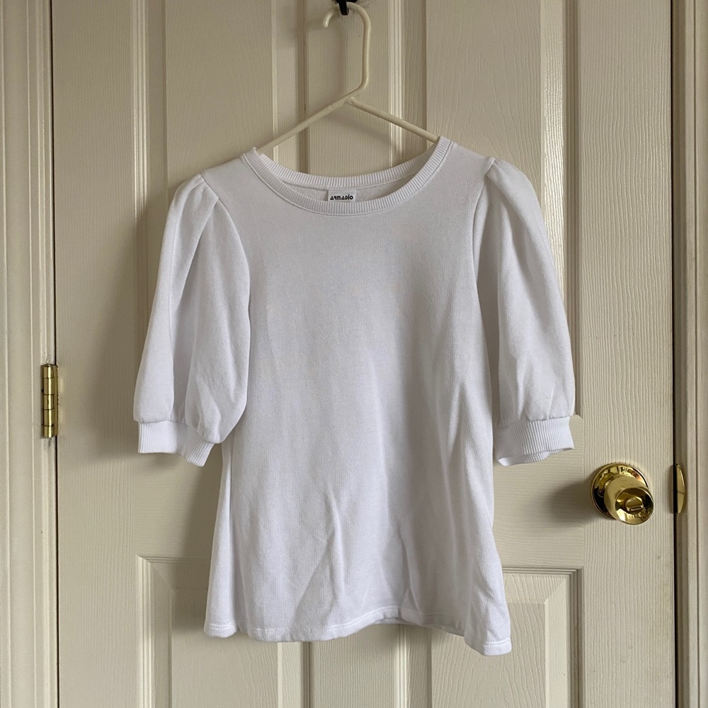White cotton blouse